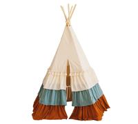 Tente tipi cirque avec volants et tapis
