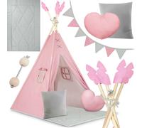5903890616731 Namiot tipi dla dzieci NK-406 Nukido - różowy Nukido