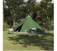Tente - Tipi verte - 12 personnes - Imperméable - 560x560x300 cm