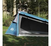 Tente tunnel pour 2 personnes - Bleu - Tente de camping étanche avec housse amovible - 222 x 140 x 85 cm - Tente intérieure pour aventure en plein air - Tente portable légère