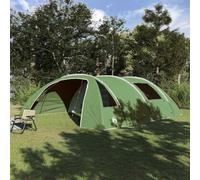 Tente tunnel spacieuse pour camping, 700 x 590 x 215 cm, polyester 185T imperméable avec revêtement PU, résistant aux UV, avec porche, port électronique, crochet lumineux, poche intérieure