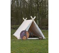 Tente Viking, 2 x 2,3 x 1,8 m, 350 g/m², Couleur Naturelle, sans Armature!