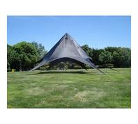 Tente XL forme étoile 14m , Noir Noir G