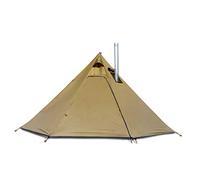 Tentes Chaudes Tipi légères pour 4 Personnes, 2,3 kg, avec cric de poêle, pièce Debout, Tente tipi pour Chasse, équipe familiale, randonnée, Camping, randonnée (Vert Olive)