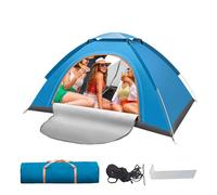Tentes de camping imperméables - Tente pop-up d'extérieur - Montage rapide - Avec sac de transport - Cabine de tente avec protection UV - Porte filet et protection solaire - Pour 2 personnes