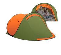 Tentes De Camping,Tente Color-Block Anti-Moustiques - Abri Familial Pliable Imperméable pour Extérieur Chasse Pêche Voyage Randonnée