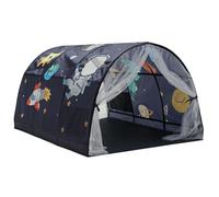 Tentes de rêve avec lit à baldaquin : tente double avec étoiles de dessin animé, maison de campagne pour dormir pour les tout-petits | Lit à baldaquin, espace privé