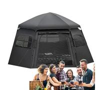 Tentes Familiales pour Camping | Abri De Camping Imperméable À La Pluie,Tente De Protection Solaire,pour Randonneurs Plage Arrière-Cour Randonneurs Park Voyages Pêche Festivals De Musique