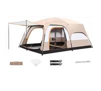 Tentes Familiales pour Le Camping, Grandes Tentes pour Le Camping en Plein Air, Tente Portable, Spacieuse, pour Pique-Nique en Plein Air, Rassemblement Familial(Large)