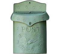 TentHome Boite aux Lettres Murale Exterieur, Boîte aux Lettres Vintage Murales pour Jardin, Boite a Lettre Metal Decorative Originale, Décoration Murale