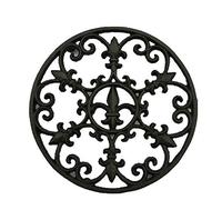 TentHome Dessous de Plat Antidérapant en Fonte avec Pieds en Caoutchouc pour Table de Cuisine Salle à Manger (Lys)