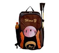 TentHome Sac d'équitation Sac à Chaussures Professionnel avec Compartiment à Casque Sac à Dos Parent Enfant pour Casque Bottes d'équitation (Marron, Pour adolescent/adulte)