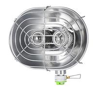 Tentock Poêle à Gaz Chauffage d'Appoint Portable pour Camping - Double Brûleur, 1050W, Chauffage Gaz Extérieur, pour Tente, Pêche, Voyage