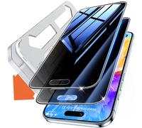 Tentoki Flash fit Verre Trempé Anti Espion pour iPhone Air (6.5 Pouces), vitre Protection d'écran ecran [lot de 2] - Auto Dust Elimination, Couverture Complète