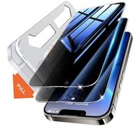 Tentoki Verre Trempé Anti-Espion pour iPhone 13 Pro Max/iPhone 14 Plus | 6,7'', Angle de Confidentialité 25°, Vitre Protection ecran [Lot de 2] Installation Kit trempe, Sans Bulles, Anti Rayures