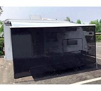 Tentproinc Auvent de camping-car en maille 1,8 x 3,6 m - Noir - Kit complet de pare-soleil pour camping-car, caravane ou remorque