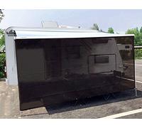 Tentproinc Pare-Soleil pour véhicule récréatif de 2,1 x 4,6 m Marron 0,9 m - Kit Complet de Pare-Soleil pour Camping-Car, remorque - Abri Anti-UV - Garantie limitée de 3 Ans