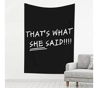 Tenture C'Est Ce Qu'Elle A Dit Décor À La Maison Tenture Murale Artistiques Pour Fête Dortoir M