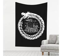 Tenture Contes Vikings D'Odin, Navires Vikings, Hommes Du Nord Déco Dortoir Tapisserie Murale Accessoires Pour Le Salon Chambre L