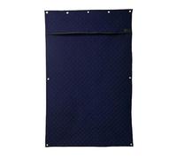 Tenture de box bleu marine