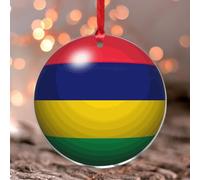 Tenture de fenêtre en acrylique teinté Maurice - Cadeau - Couleur vive - Pendentif Amérique latine - Pays hispanique - Asie européenne - Afrique - Attrape-soleil - Décoration d'intérieur - Souvenir
