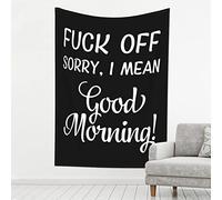 Tenture Je Ne Veux Pas Être Impoli, Mais Tais-Toi Et Va Te Faire Foutre. Aesthetic Tapisseries Accessoires Pour Dortoir Maison S