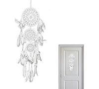 Tenture murale attrape-rêves - Décoration de chambre Boho, attrape-rêves faits à la main | capteurs de rêves faits à la main pour chambre adulte, capteur de rêves avec lune et étoile, art mural en