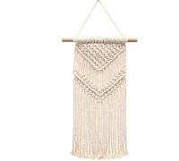 Tenture murale en macramé, Petite tapisserie tissée, Décoration murale - Jolie pour la décoration boho à la maison, l'appartement, les décorations de fête?modèle 9, 20x40cm ?