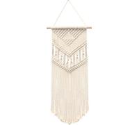 Tenture murale en macramé, Petite tapisserie tissée, Décoration murale - Jolie pour la décoration boho à la maison, l'appartement, les décorations de fête?motif 14, 25x70cm ?