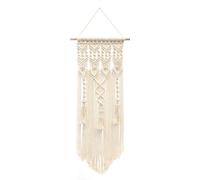 Tenture murale en macramé, Petite tapisserie tissée, Décoration murale - Jolie pour la décoration boho de la maison, l'appartement, les décorations de fête?modèle 3, 28x75cm ?