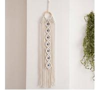 Tenture murale macramé main - attrape-rêves anti-mauvais œil, déco chambre maison, cadeau artisanal