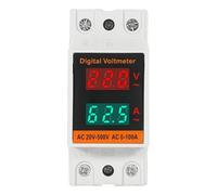 Tentures De Des Rails D'installation Faciles Et Moniteurs Courant Avec Des Tensions En Plastique À Écran LCD Et Un Compteur Courant Pour Les Maisons Utilisent Les Analyseurs