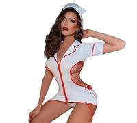 Tenu Infirmière Coquine Hot Tenue Adulte Party Sailor Transparente Robe Naughty Ecoliere Ouverte Dress Babydoll Sexy Tablier Halloween Noël Outfit Coquin Adulte Infirmiere Unique Livraison Demain