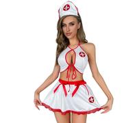 Tenu Infirmière Ouverte Uniforme Adulte Ecoliere Party Japonaise Robe Transparente Sailor Sexy Lingerie Coquine Hot Pute Outfit Halloween Noël Ensemble Coquin Femme Infirmiere Unique Livraison Demain
