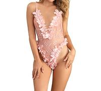 Tenu SexyLingerie pour Femme - Costume Plaid Dentelle Rouge Roleplay Elegant et Glamour sans Saisons Pièce Unique pour Moments Intimes et Expériences Sensuelles