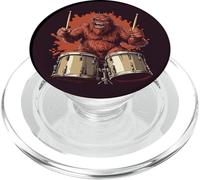 Tenue amusante Bigfoot avec batterie pour les amateurs de musique rock PopSockets PopGrip pour MagSafe