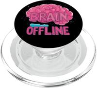 Tenue Amusante de Cerveau Hors Ligne pour Tous Les âges PopSockets PopGrip pour MagSafe
