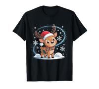 Tenue Amusante Nikolaus Christmas Santa süß Rentier Rudolf T-Shirt