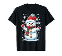 Tenue Amusante Nikolaus Christmas Santa süß Schneemann Winter T-Shirt