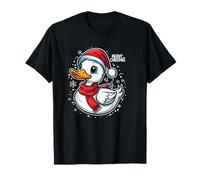 Tenue Amusante Nikolaus Christmas Santa süße Ente Schlaf Hemd T-Shirt