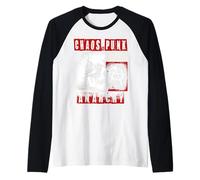 Tenue D'anarchie Punk Rock Pogo Pour Les Punks Punk Rockers Manche Raglan