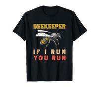 Tenue d'apiculture Vintage pour Homme If I Run You Run T-Shirt