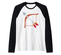 Tenue d'arc et de flèche et Archer Bowman Manche Raglan