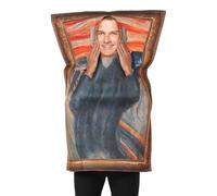 Tenue d'art d'Halloween - Vêtement de chef-d'œuvre portable, costume classique de farce en toile, mode galerie créative, tenue de portrait, vêtement d'exposition, ensemble de toile fantaisie, Painti