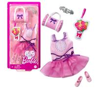 Tenue de Ballet - MATTEL - My First Barbie - Robe de danse - Ballerines - Sac de sport rose