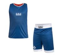 Tenue de boxe double face DBX Bushido - Bleu/Rouge M