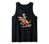 Tenue de cavalier squelette cool avec dinosaure pour garçons et filles Débardeur