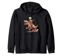 Tenue de cavalier squelette cool avec dinosaure pour garçons et filles Sweat à Capuche