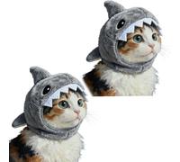 Tenue de Chapeau de Poisson pour Animaux de Compagnie pour Chat et Chiots, Parfaite pour Les Photos Quotidiennes, Les événements de Vacances et Le Partage Social, Costume de Chat en Polyester