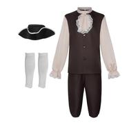 Tenue de cosplay historique, costume d'uniforme traditionnel avec | Costume classique pour Halloween, anniversaire, carnaval, spectacle sur scène, théâtre, événements familiaux et fêtes à thème